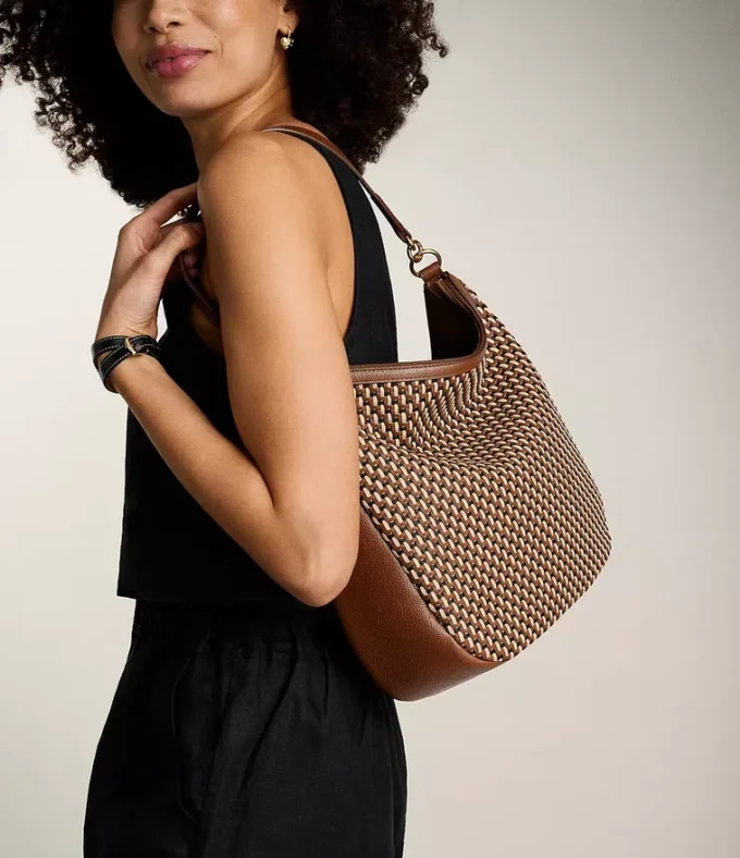 Jolie Leather Hobo Bag