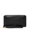 Logan Leather RFID Zip Around Clutch Wallet