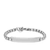Machine Knurled Texture Stainless Steel ID Bracelet