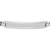 Machine Knurled Texture Stainless Steel ID Bracelet