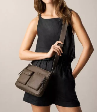 Maysen Leather Crossbody Bag