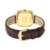 Nick Jonas x Fossil Machine Luxe Blue Vignette Three-Hand Brown Croco Leather Watch