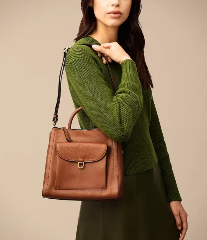 Parker Leather Small Backpack