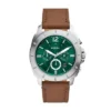 Privateer Chronograph Brown Leather Watch