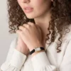 Raquel Mini Two-Hand Black Velvet Watch