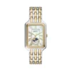 Raquel Sun Moon Multifunction Two-Tone Stainless Steel Watch