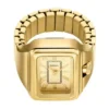 Raquel Watch Ring Two-Hand Gold-Tone Stainless Steel