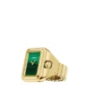 Raquel Watch Ring Two-Hand Gold-Tone Stainless Steel Watch