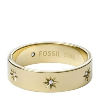 Sadie Shine Bright Gold-Tone Stainless Steel Band Ring Sadie Shine Bright Gold-Tone Stainless Steel Band Ring