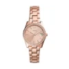 Scarlette Three-Hand Date Rose Gold-Tone Stainless Steel Watch