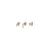 Sutton All Stacked Up Gold-Tone Brass Butterfly Earring Set Sutton All Stacked Up Gold-Tone Brass Butterfly Earring Set