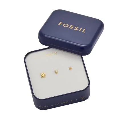 Sutton All Stacked Up Gold-Tone Brass Heart Earring Set Sutton All Stacked Up Gold-Tone Brass Heart Earring Set