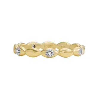 Sutton Evil Eye Gold-Tone Stainless Steel Band Ring Sutton Evil Eye Gold-Tone Stainless Steel Band Ring