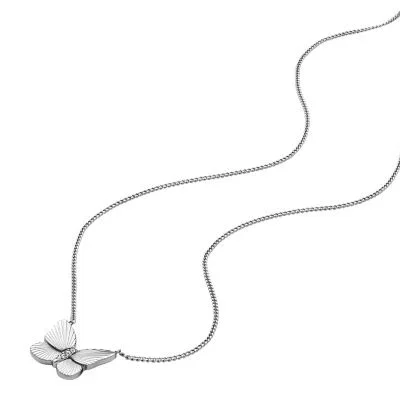 Sutton Stainless Steel Butterfly Necklace and Earrings Gift Set Sutton Stainless Steel Butterfly Necklace and Earrings Gift Set