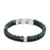 Townsman Beads Brown Leather Multi-Strand Bracelet